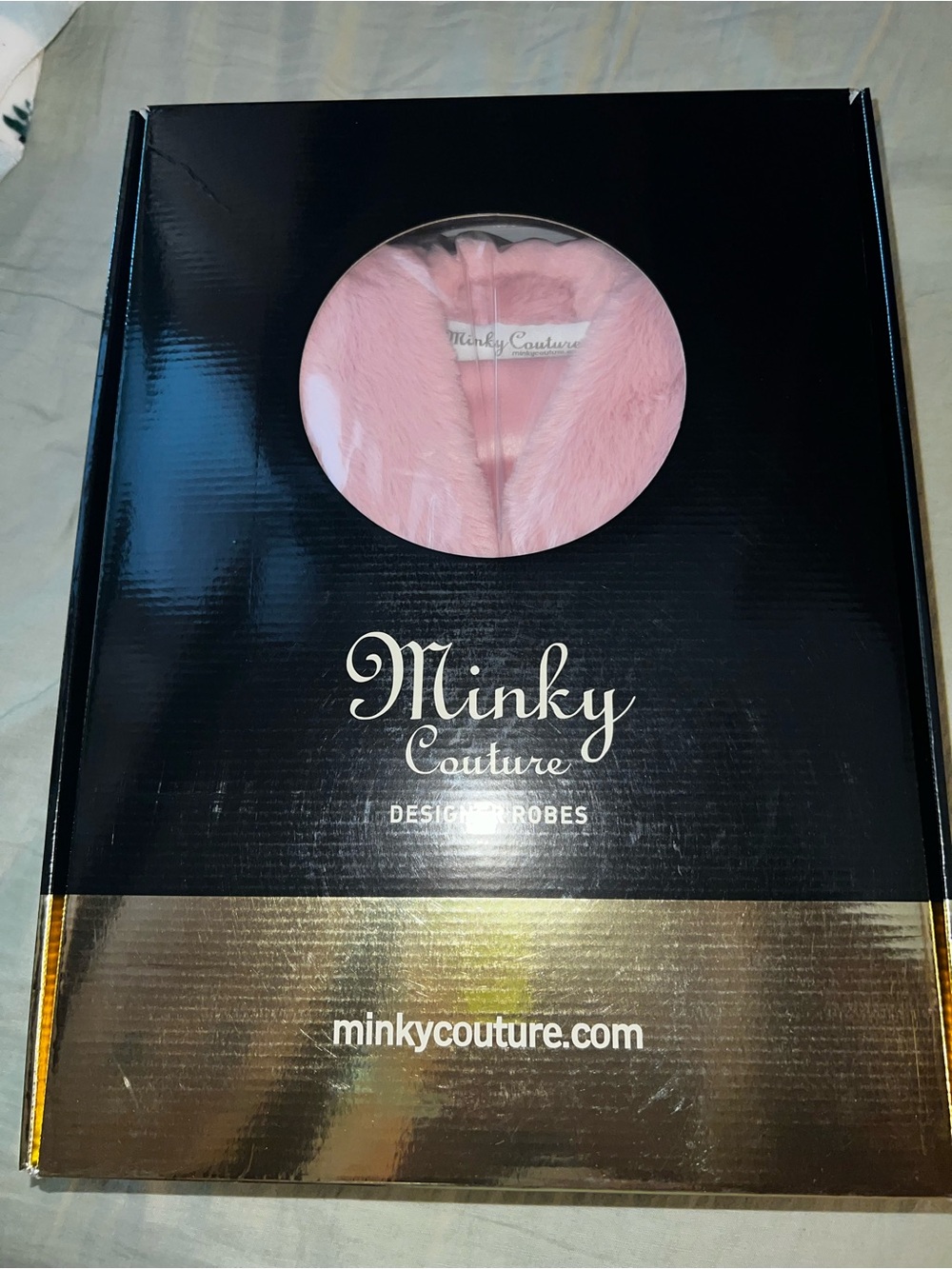 Minky Couture Pink Plush Robe